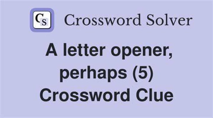 Crossword: Letter-Shaped Opening In A Machine Shop